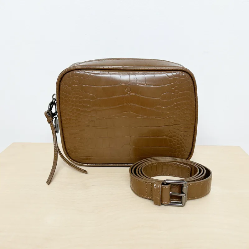 Belt Bag - Coffee Croc SM Sample Sale sold by ELA