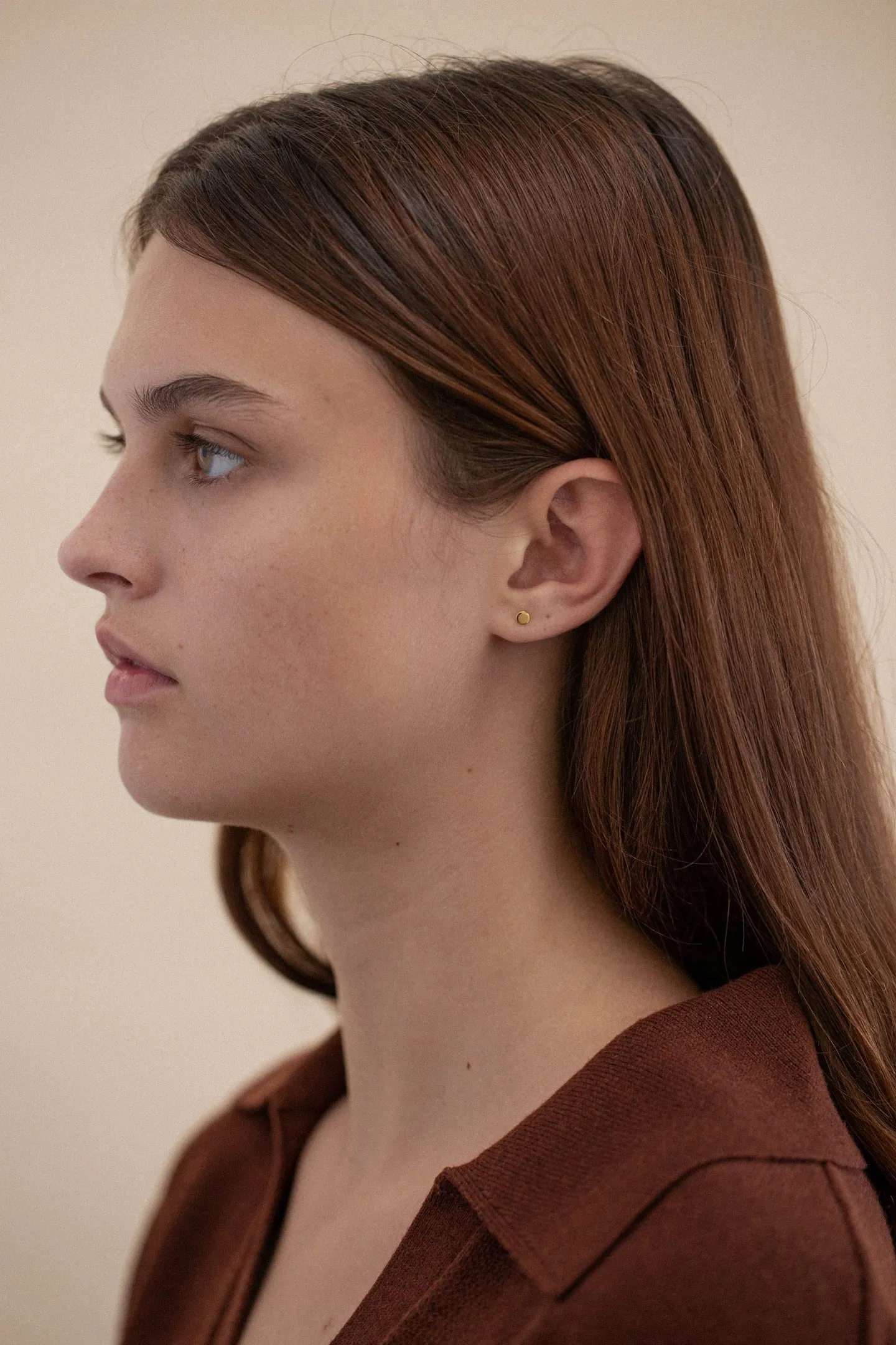 Mini Disc Stud Earrings sold by ELA product image thumbnail 3