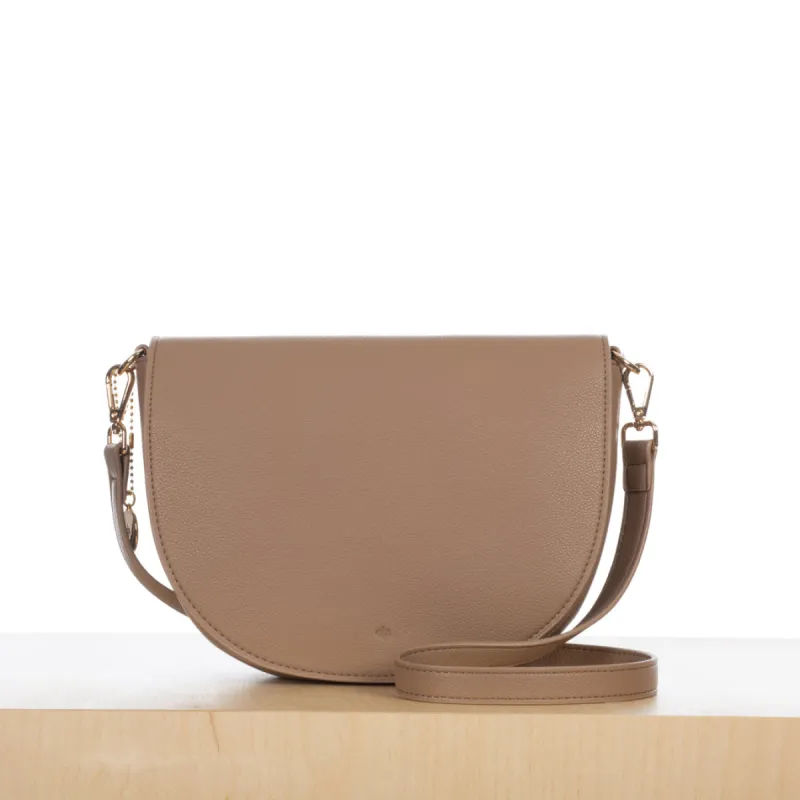 Saddle Bag - Cappuccino Pebble sold by ELA
