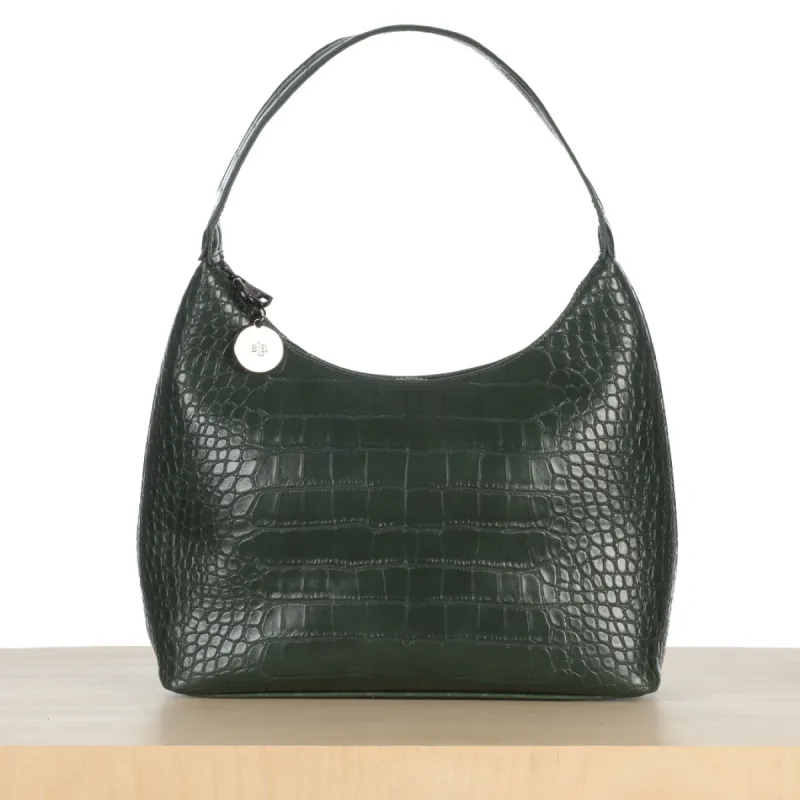 Marlo Bag - Forest Green Croc made by ELA
