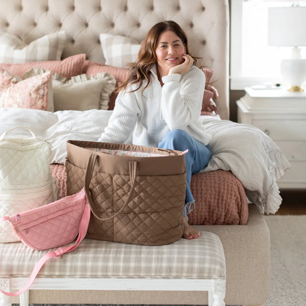 ela x Jillian Harris - XL Travel Tote - Brown sold by ELA product image thumbnail 2