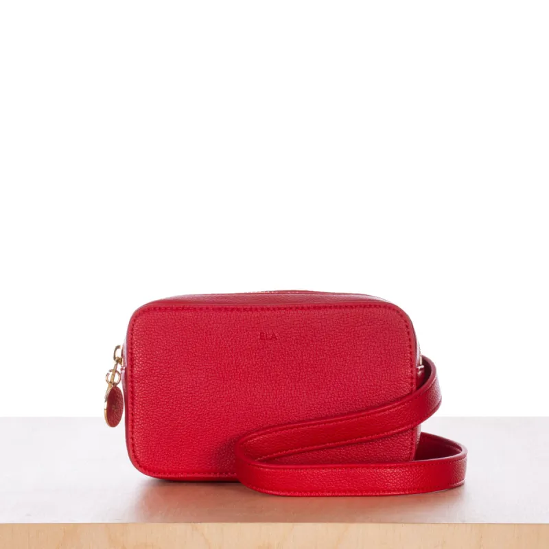 Micro Belt Bag – Red Pebble sold by ELA