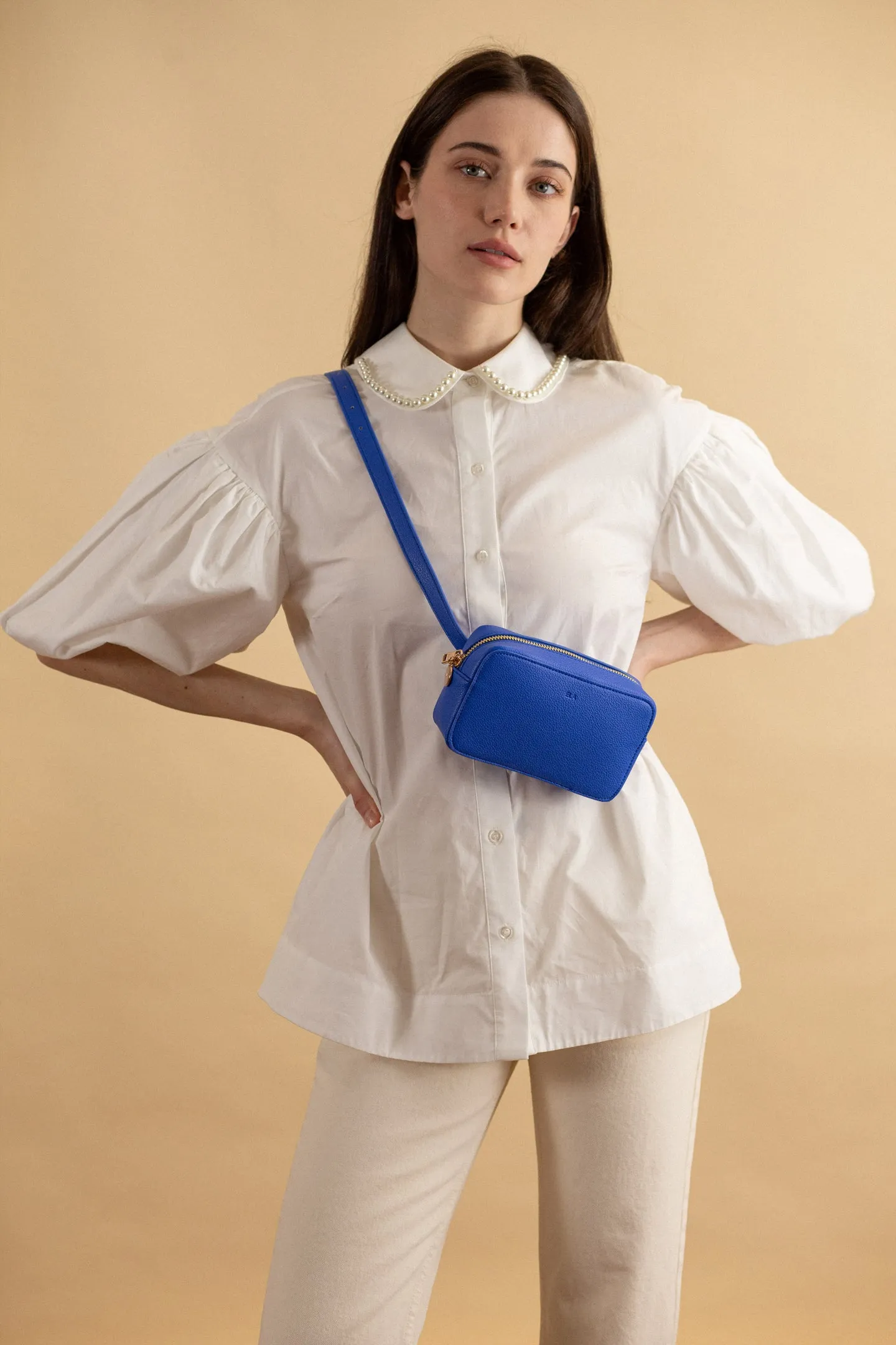 Micro Belt Bag – Cobalt Pebble sold by ELA product image thumbnail 2