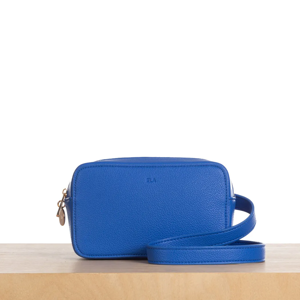 Micro Belt Bag – Cobalt Pebble sold by ELA