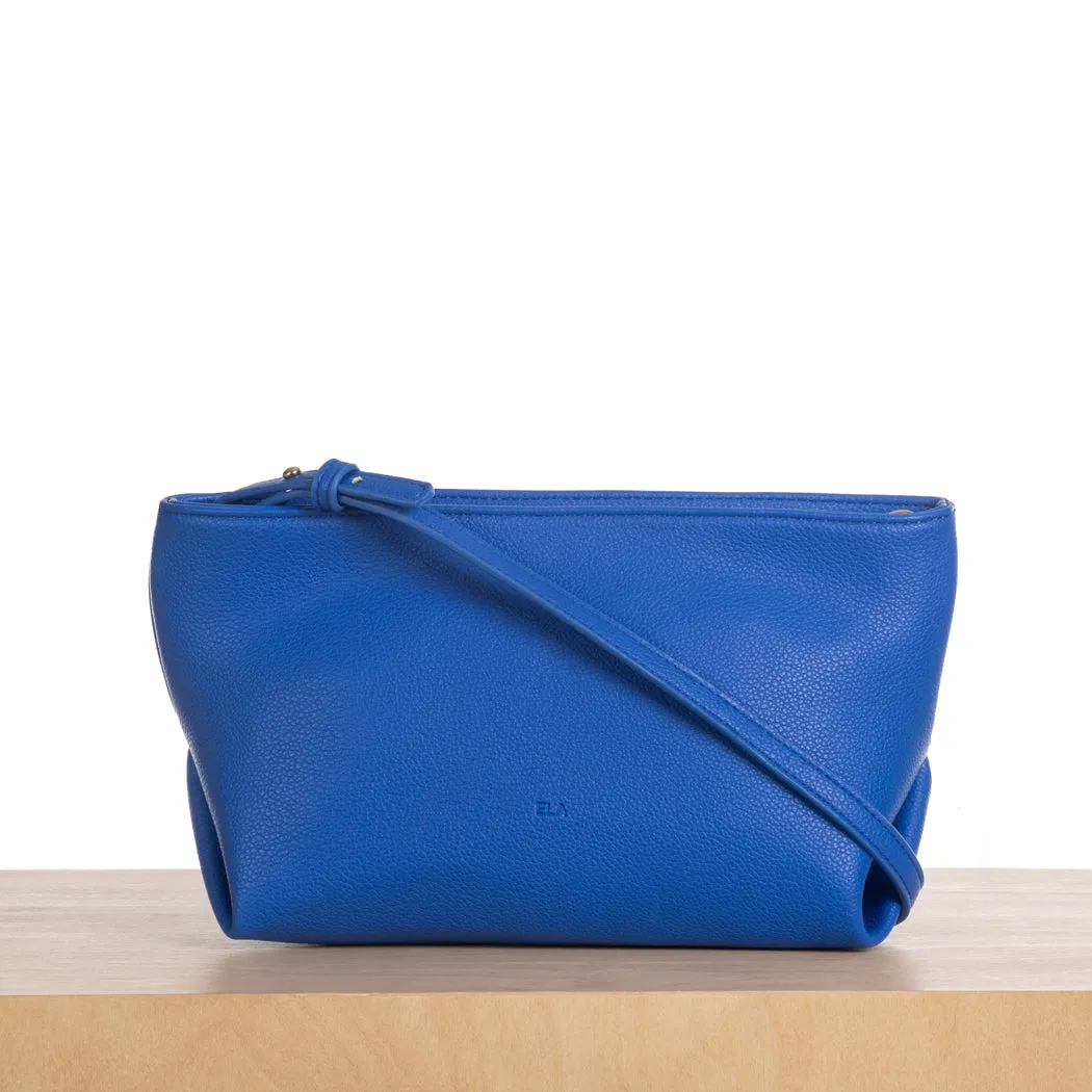 Fiona Bag – Cobalt Pebble sold by ELA