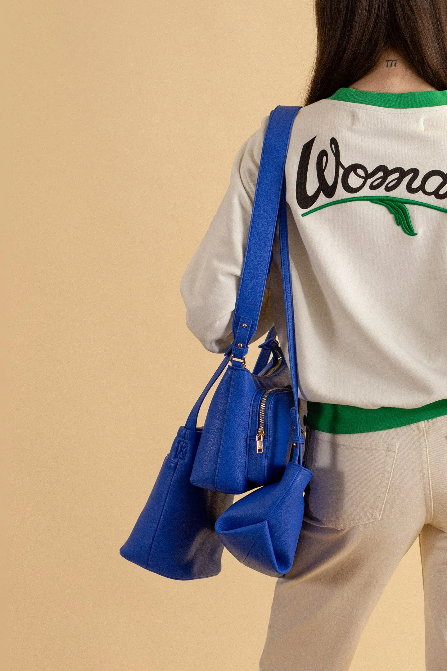 Fiona Bag – Cobalt Pebble sold by ELA product image thumbnail 3