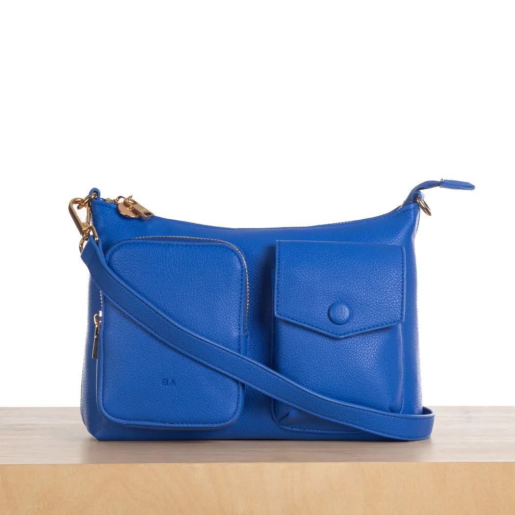 Pocket Bag – Cobalt Pebble sold by ELA