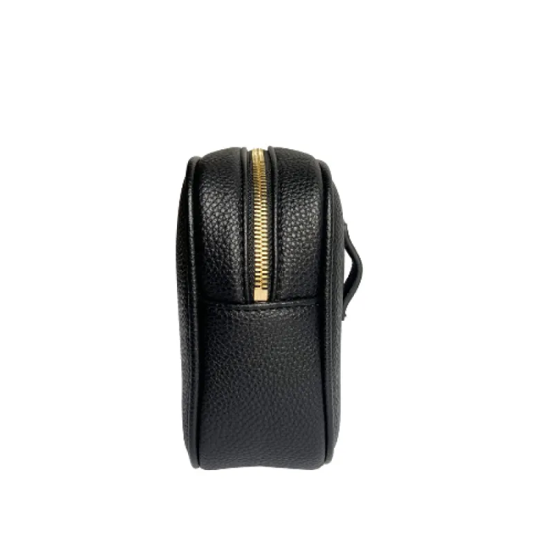 Belt Bag – Black Pebble with Gold Hardware sold by ELA