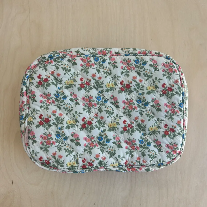 Quilted packing case  - custom floral print sample sold by ELA
