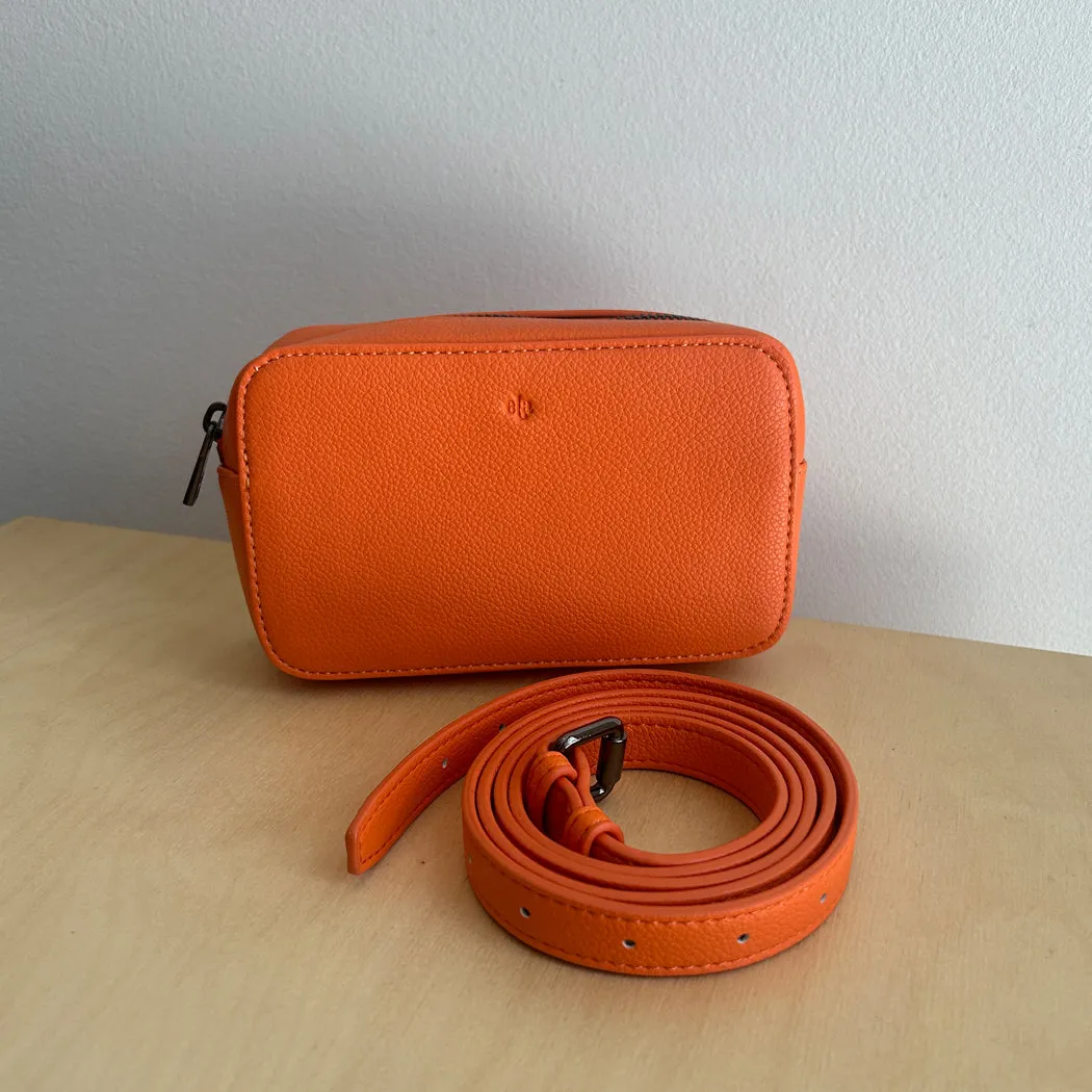 Micro Belt Bag – Clementine Pebble S/M Sample Sale sold by ELA