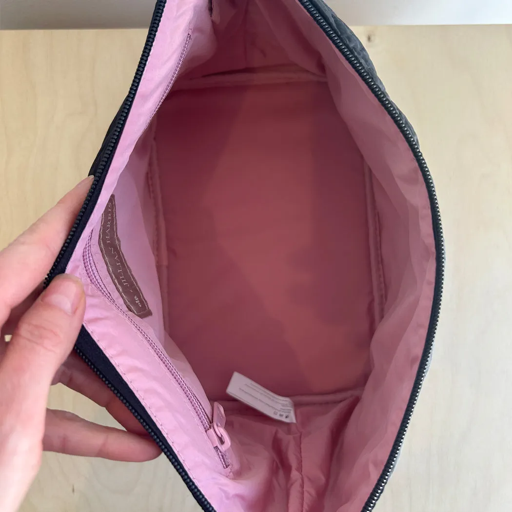 Quilted Cosmetic Case - Black sold by ELA product image thumbnail 2