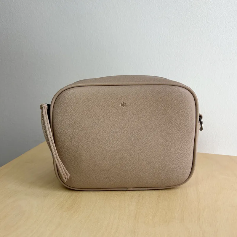 Muse - Taupe Pebble (Gunmetal Hardware) Sample sold by ELA