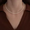 Flow Hook Fresh Water Seed Pearl Necklace - Sample sold by ELA