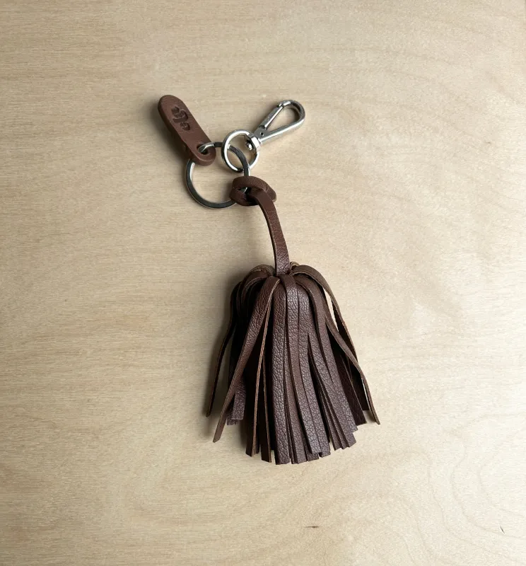 Tassel Charm/Key Fob - Brown Archive Sale sold by ELA