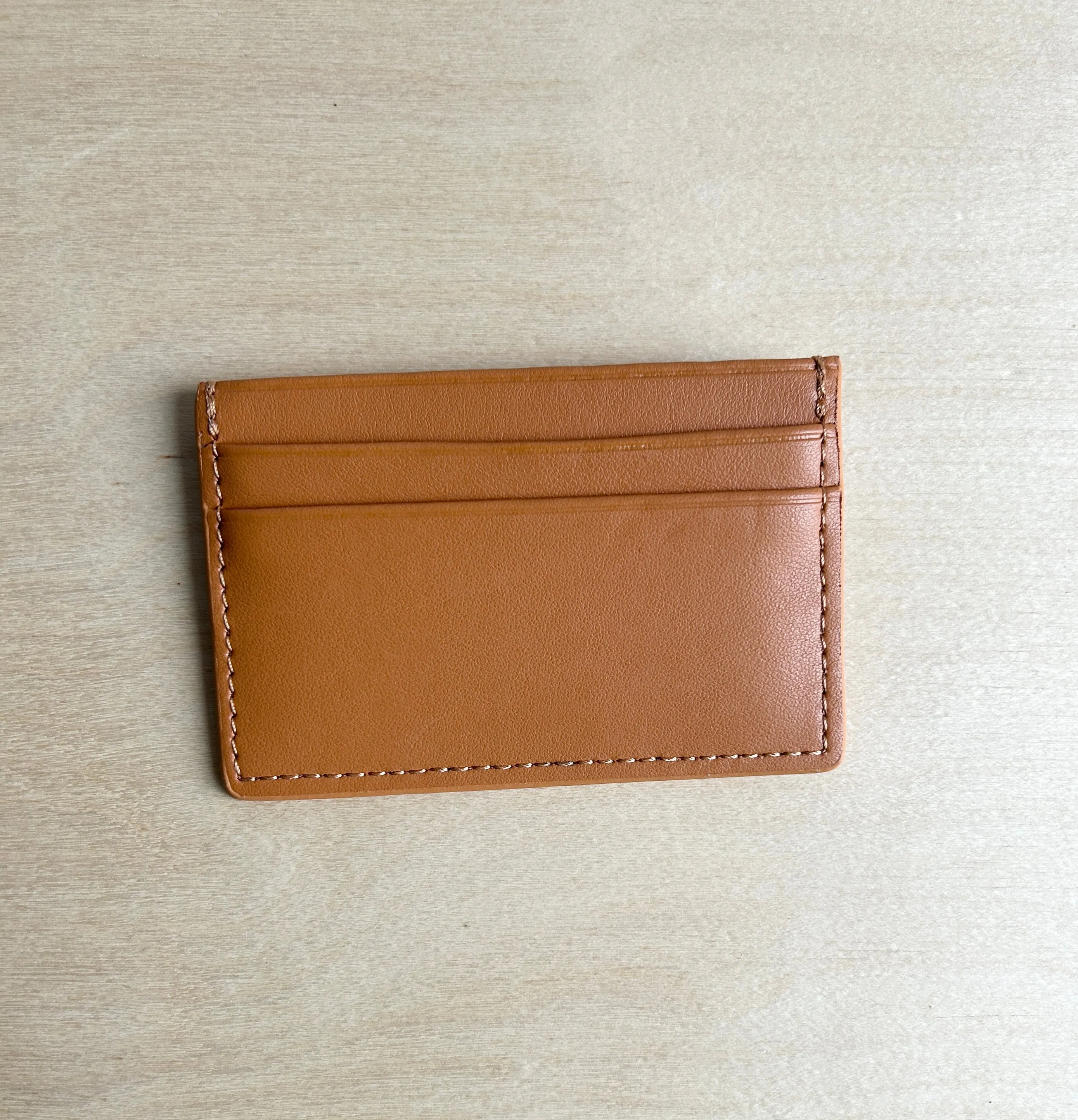 Apple Leather Cardholder - Tan Archive Sale sold by ELA product image thumbnail 2