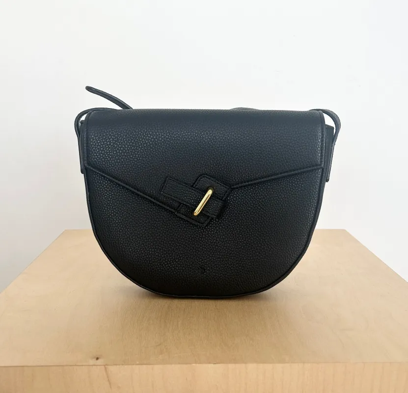 Asymmetrical Flap Bag - Black Archive Sale sold by ELA
