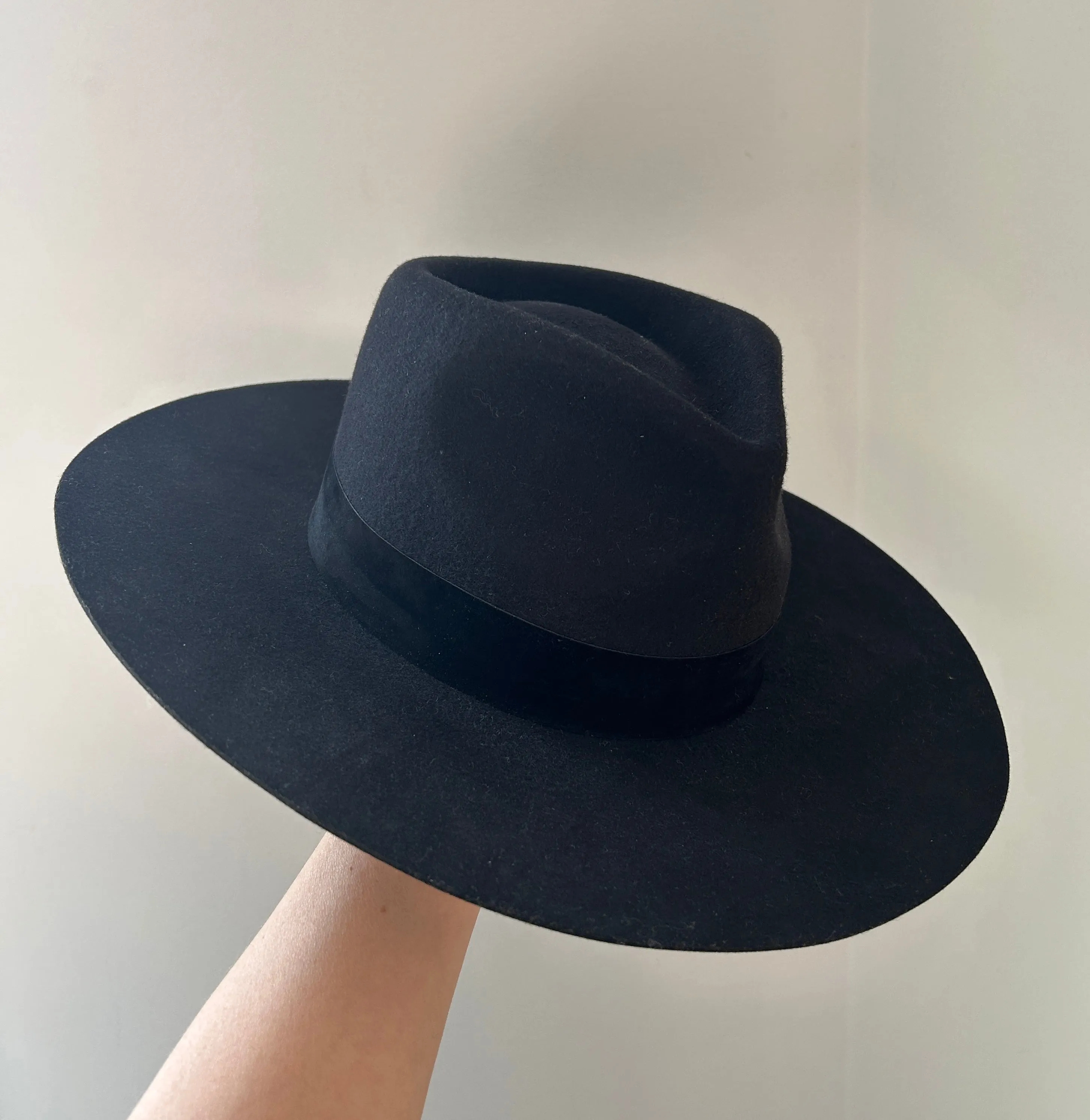 Lack of Color Fedora Hat - Black - Campaign Shoot Accessories sold by ELA