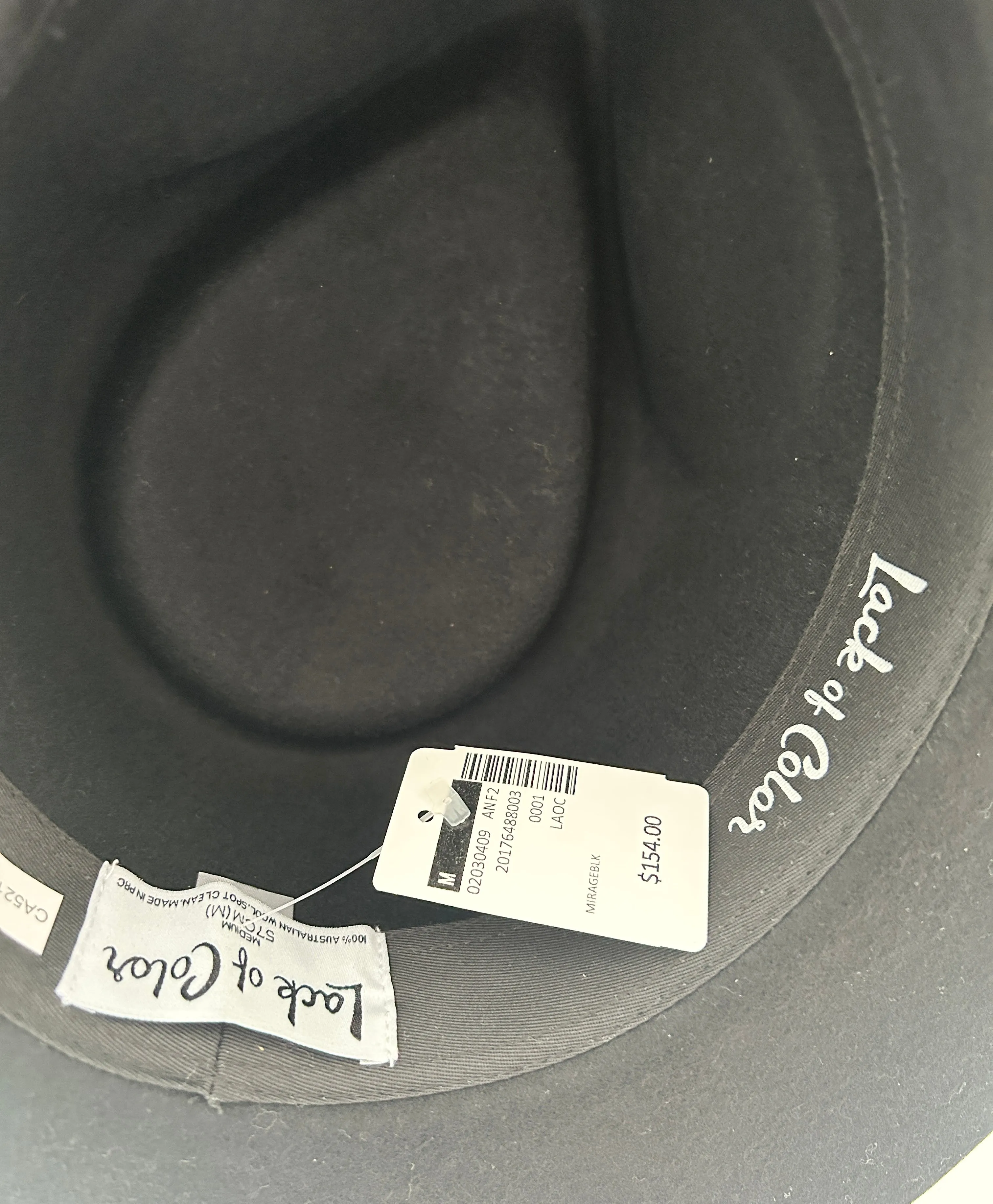 Lack of Color Fedora Hat - Black - Campaign Shoot Accessories sold by ELA product image thumbnail 2