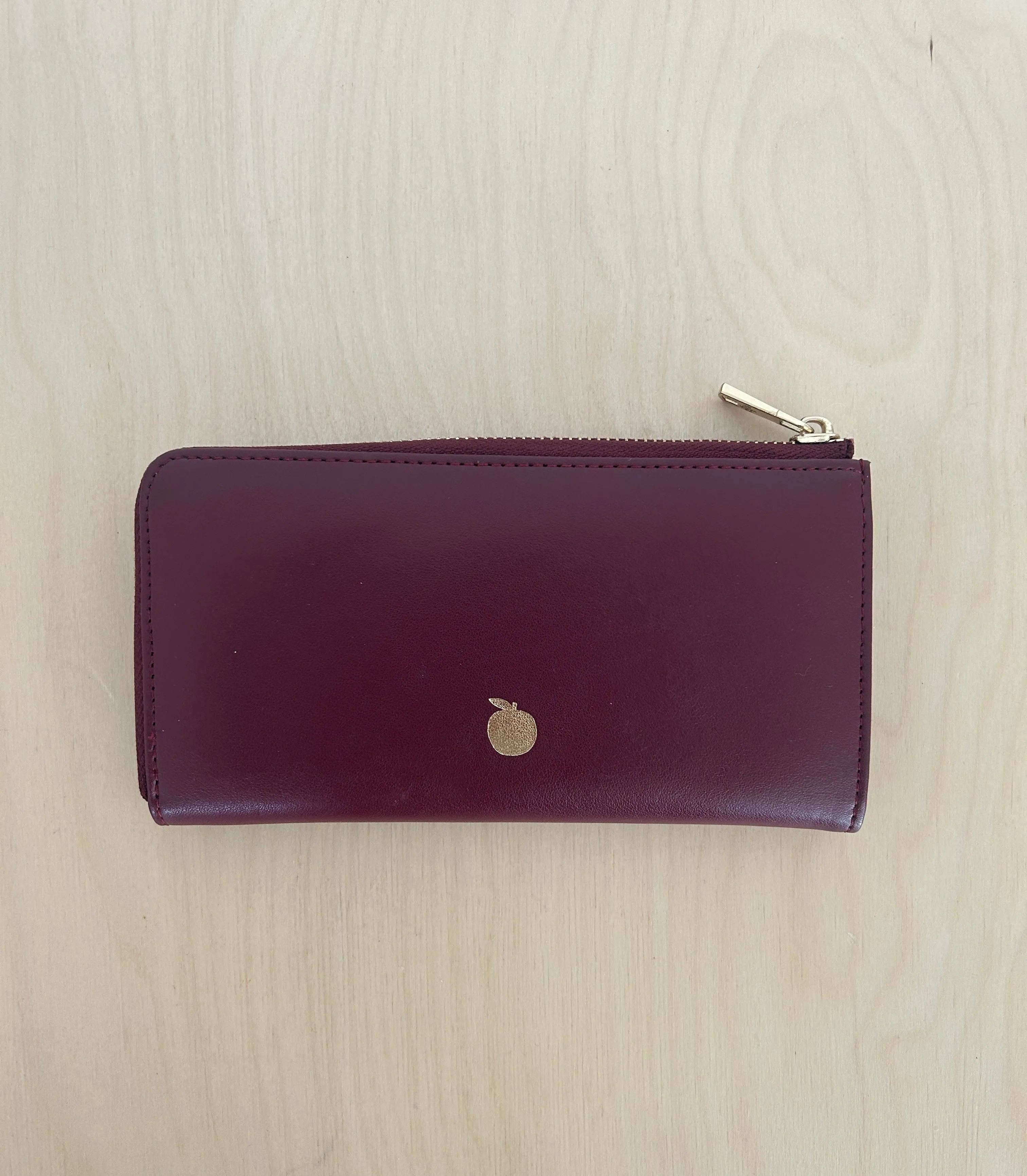 Apple Leather Wallet - Burgundy Archive Sale sold by ELA product image thumbnail 2