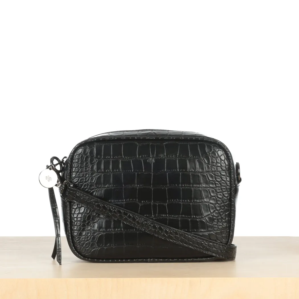 Muse Bag - Black Croc Archive Sale sold by ELA