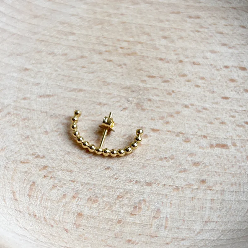 2mm Ball Suspender Earring - SAMPLE SALE made by ELA