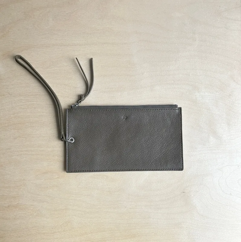 Flat Wristlet - Khaki Archive Sale sold by ELA