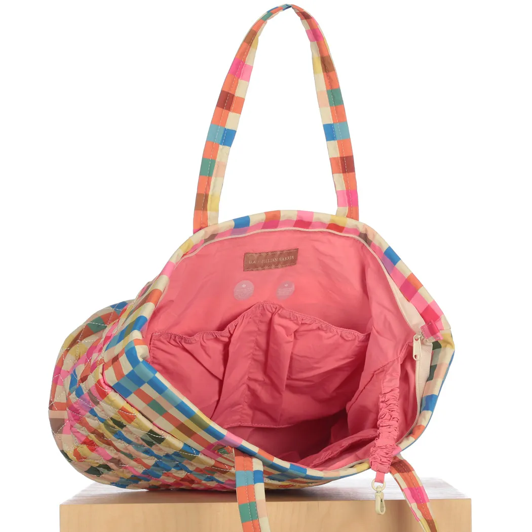 ela x Jillian Harris - New Everyday Tote 2.0 - Gingham Print sold by ELA product image thumbnail 2