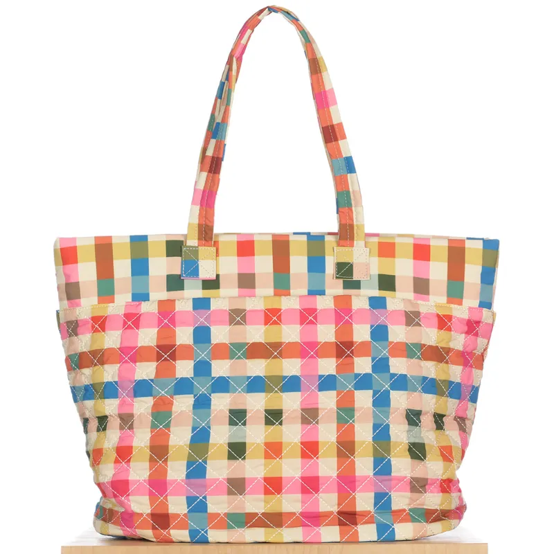 ela x Jillian Harris - New Everyday Tote 2.0 - Gingham Print sold by ELA