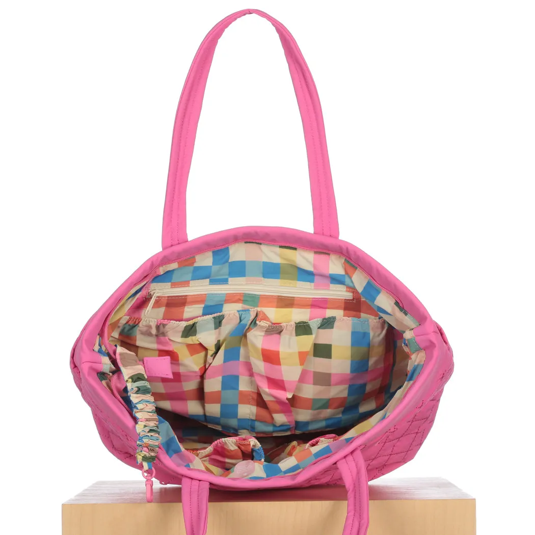 ela x Jillian Harris - New Everyday Tote 2.0 - Pizzazz Pink sold by ELA product image thumbnail 4