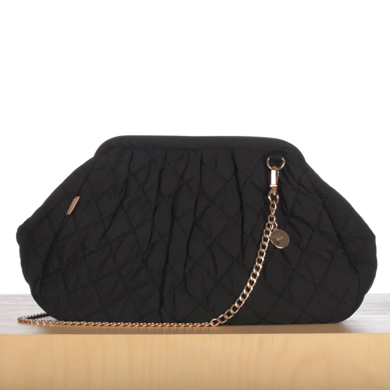 ela x Jillian Harris - Frame Clutch - Black sold by ELA