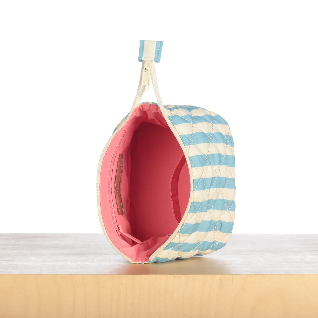 ela x Jillian Harris - Mini Cosmetic Case - Striped Print sold by ELA product image thumbnail 5