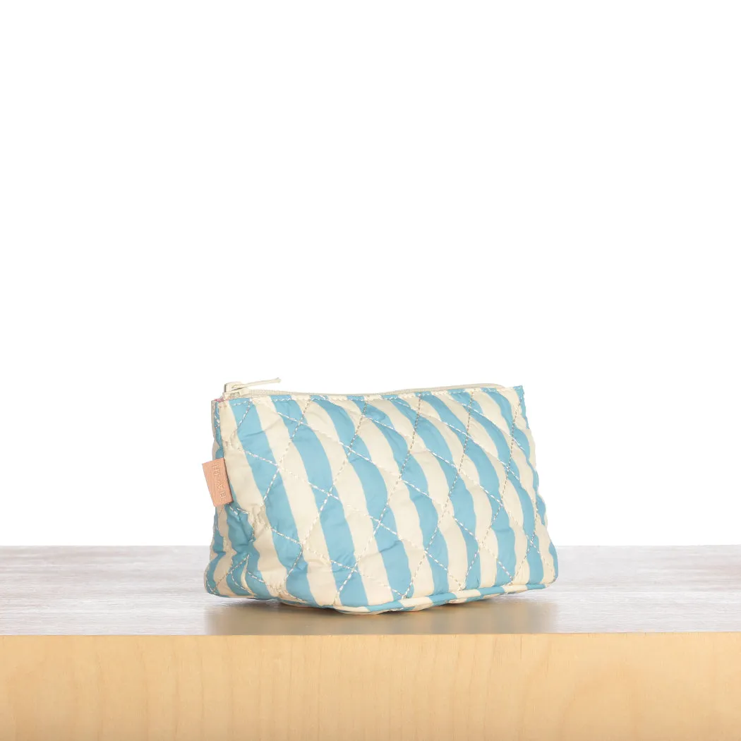 ela x Jillian Harris - Mini Cosmetic Case - Striped Print sold by ELA product image thumbnail 4