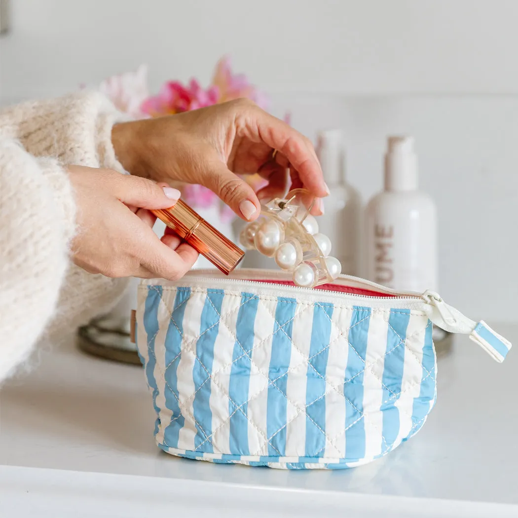 ela x Jillian Harris - Mini Cosmetic Case - Striped Print sold by ELA product image thumbnail 3