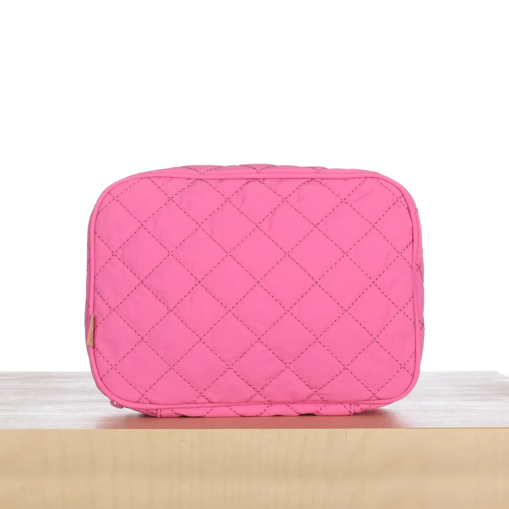 ela x Jillian Harris - Zipped Travel Case - Pizzazz Pink sold by ELA