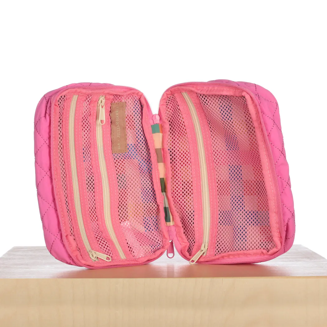 ela x Jillian Harris - Zipped Travel Case - Pizzazz Pink sold by ELA product image thumbnail 3