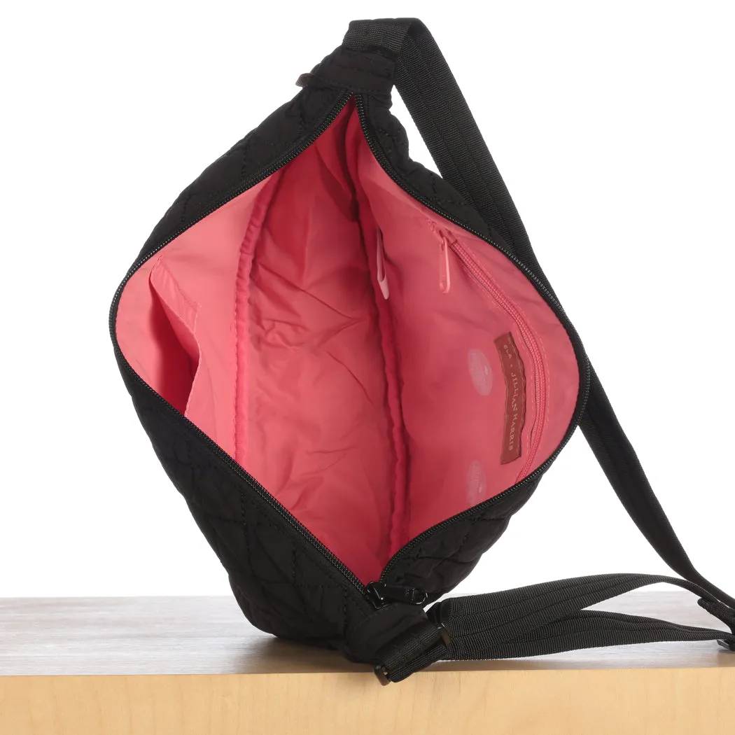 ela x Jillian Harris - Oversized Crossbody Bag - Black sold by ELA product image thumbnail 2