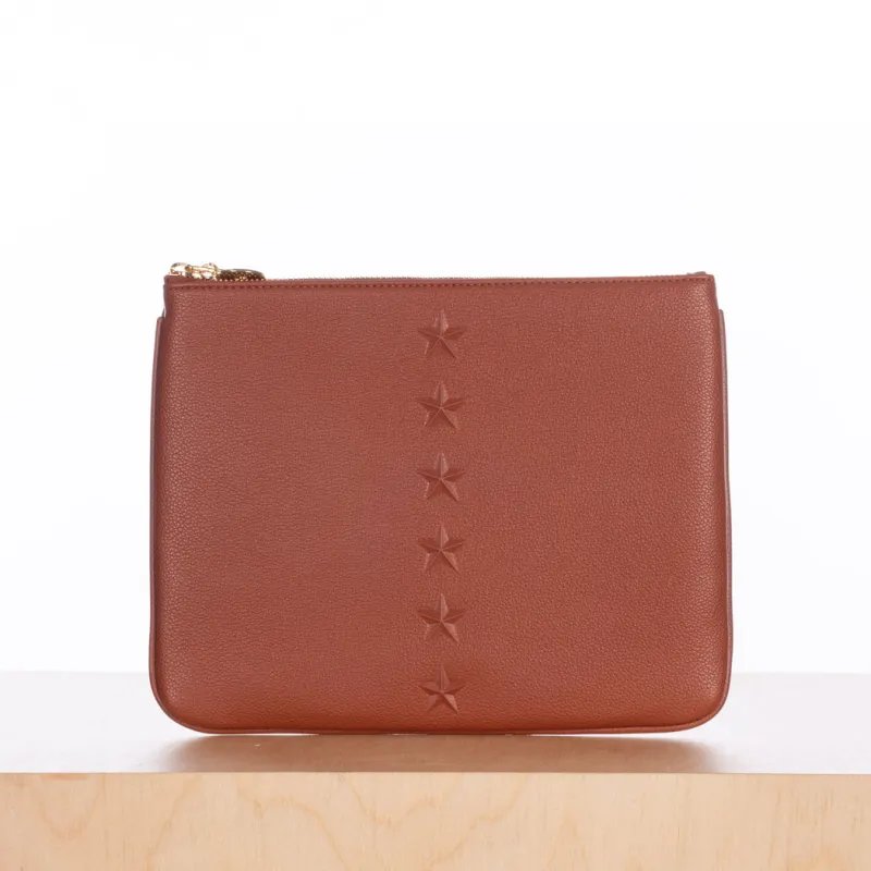 Star Editor's Pouch - Walnut Pebble sold by ELA