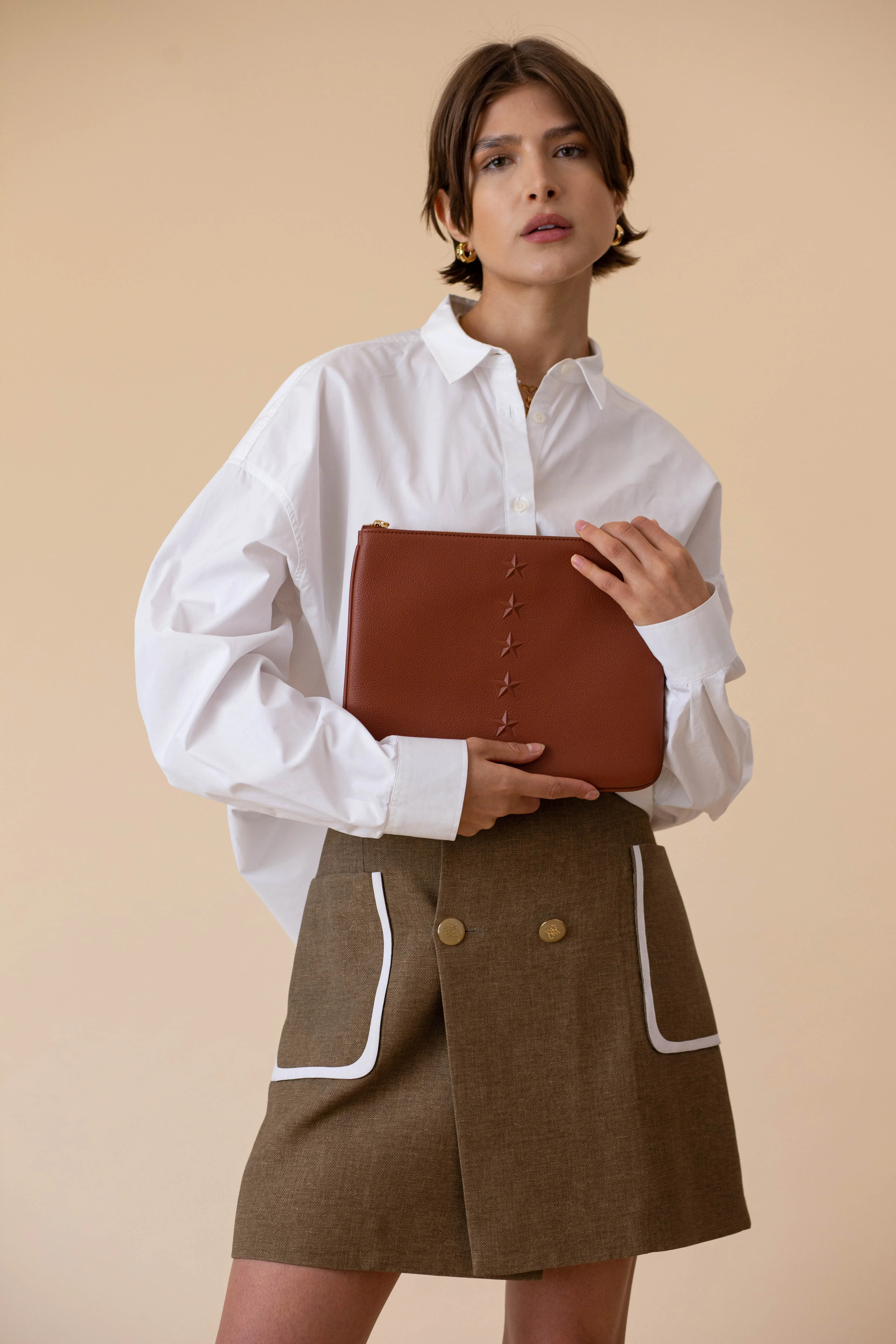 Star Editor's Pouch - Walnut Pebble sold by ELA product image thumbnail 2