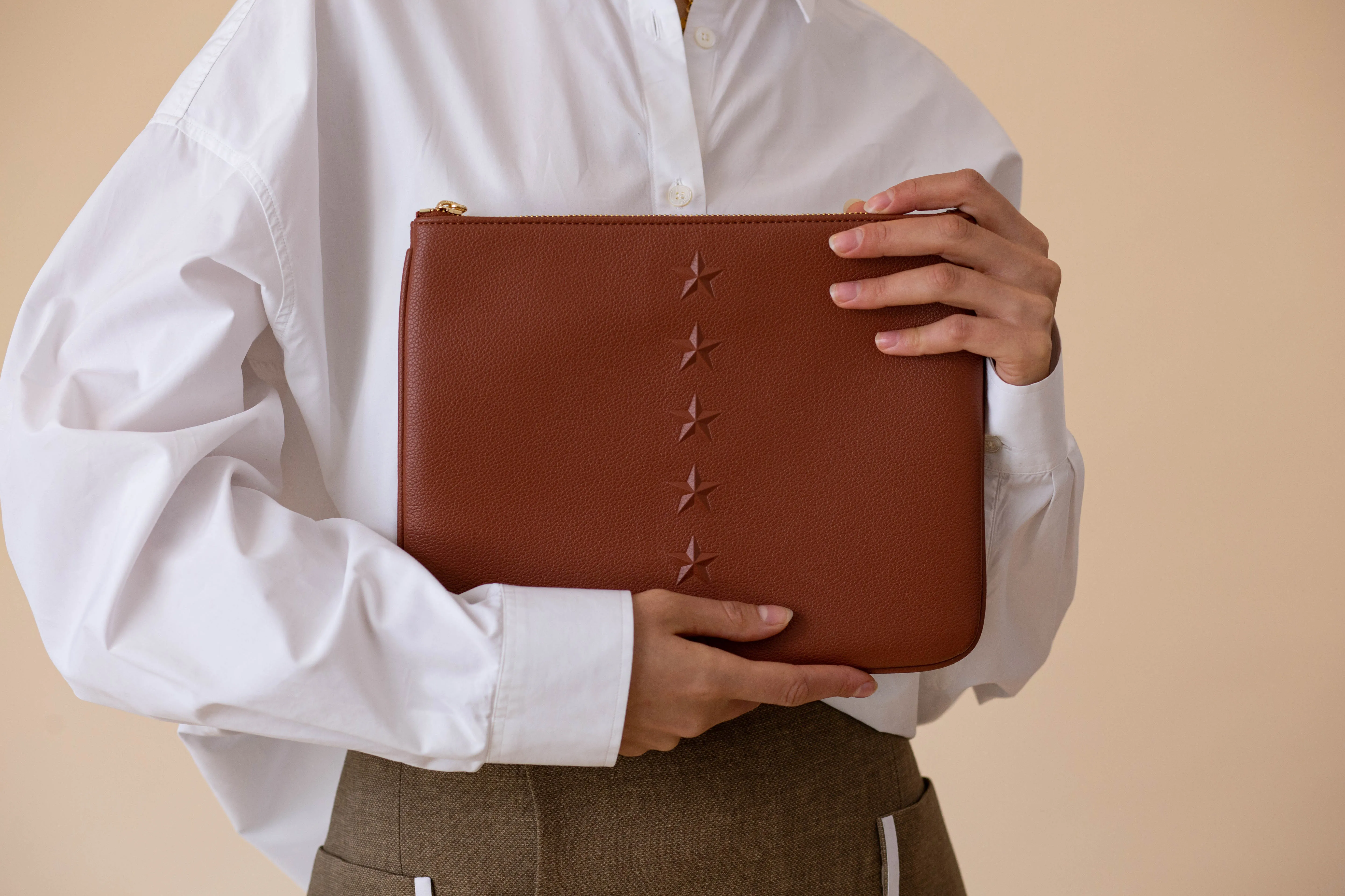 Star Editor's Pouch - Walnut Pebble sold by ELA product image thumbnail 3