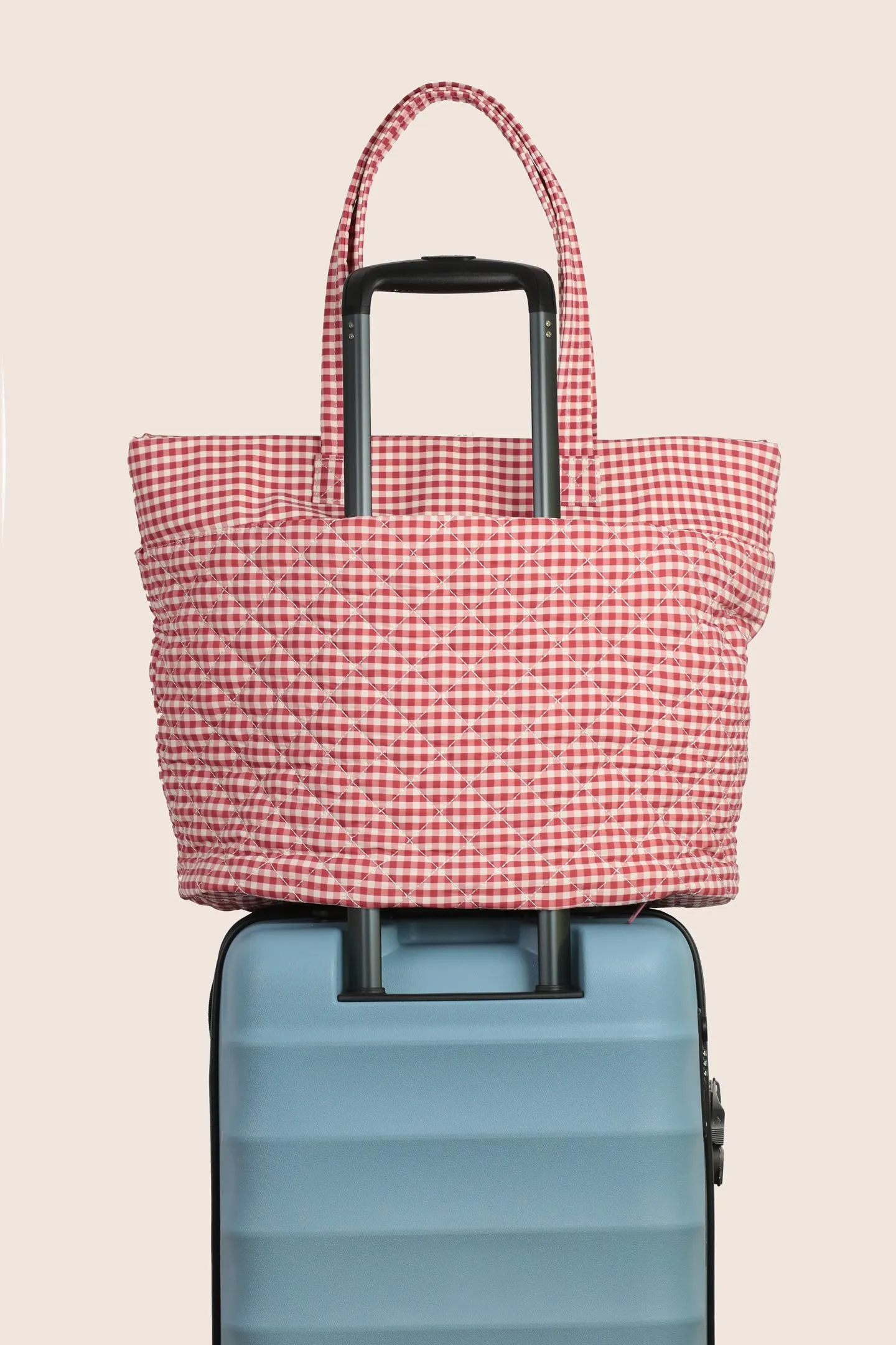 ela x Jillian Harris - Everyday Tote - Red Gingham Print sold by ELA product image thumbnail 3