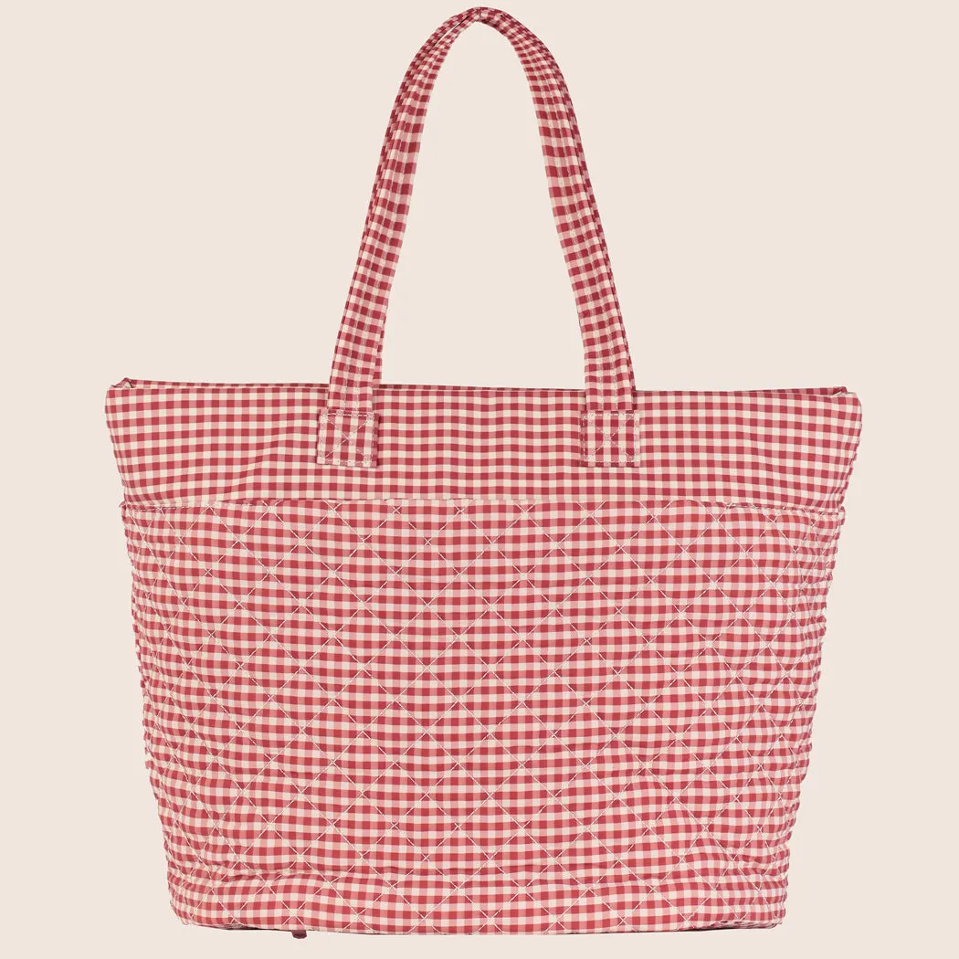 ela x Jillian Harris - Everyday Tote - Red Gingham Print sold by ELA product image thumbnail 5