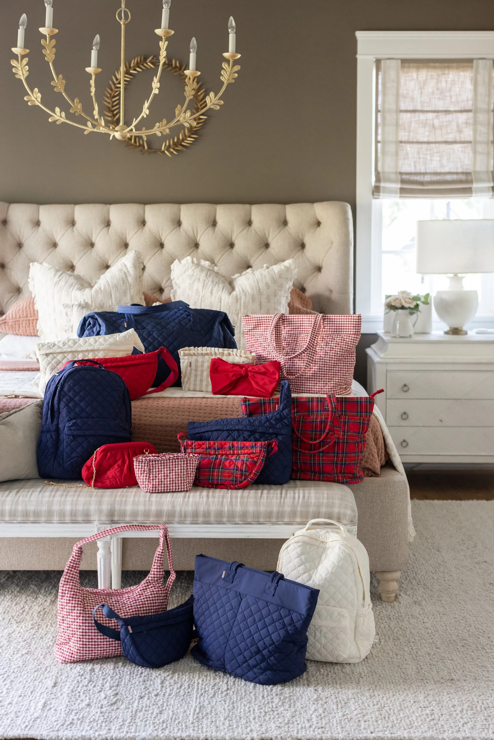 ela x Jillian Harris - Everyday Tote - Red Gingham Print sold by ELA product image thumbnail 2