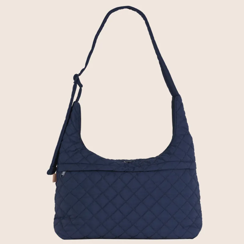 ela x Jillian Harris - Oversized Crossbody Bag - Navy sold by ELA