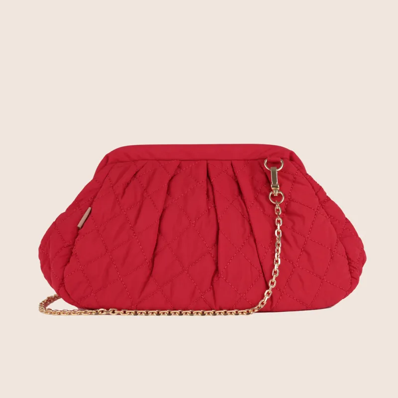 ela x Jillian Harris - Frame Clutch - Red sold by ELA