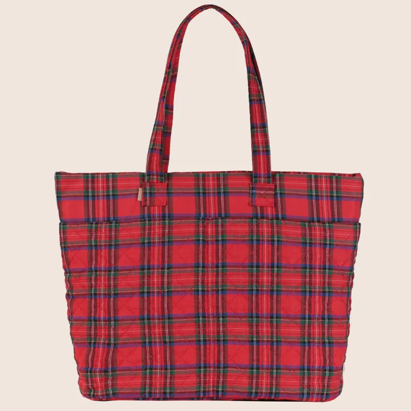 ela x Jillian Harris - Everyday Tote - Plaid Print sold by ELA