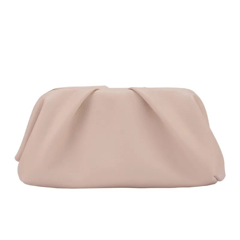 Frame Clutch – Ecru Pebble made by ELA