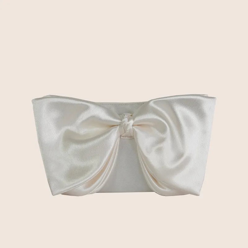 ela x Jillian Harris - Bow Clutch - White made by ELA