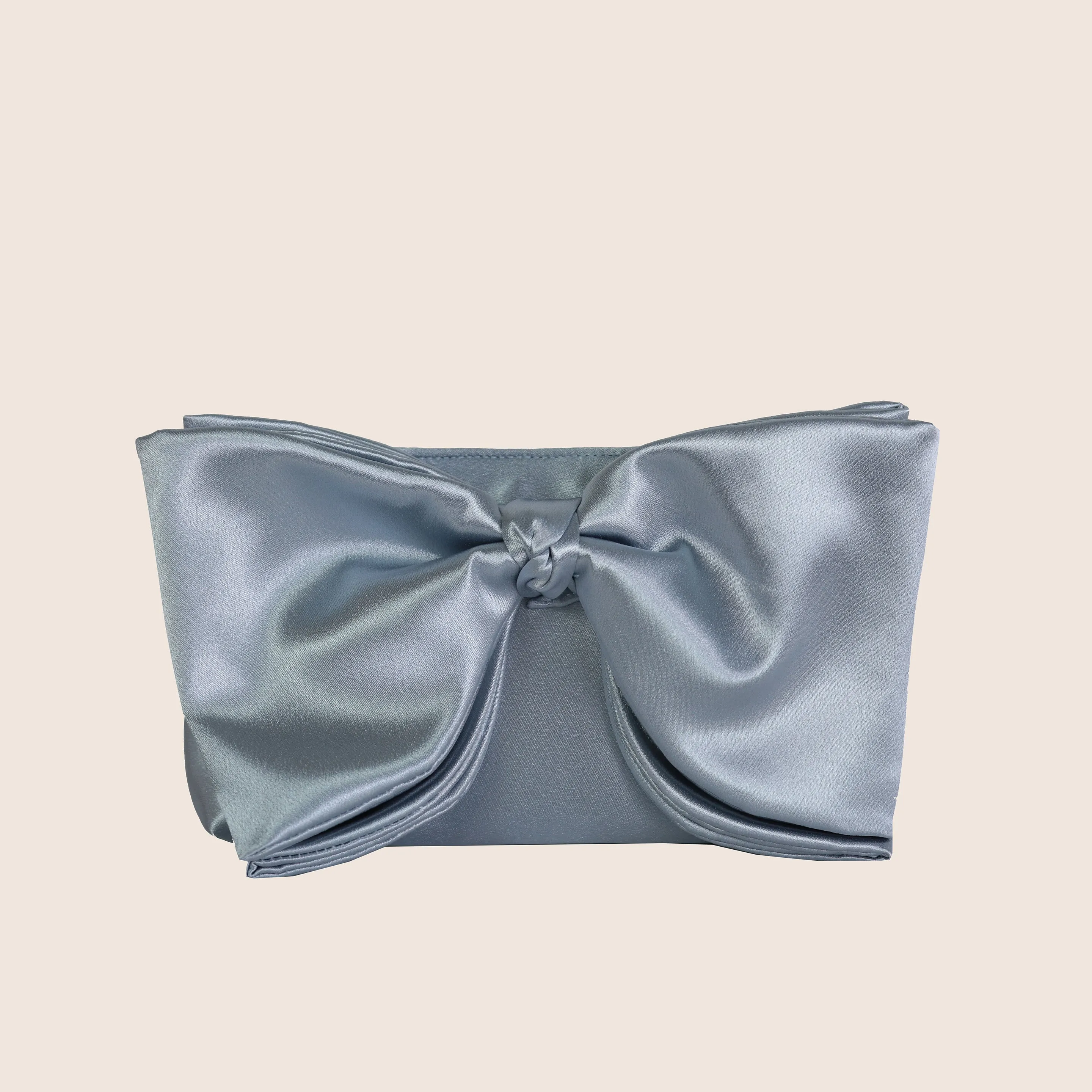 ela x Jillian Harris - Bow Clutch - Blue sold by ELA