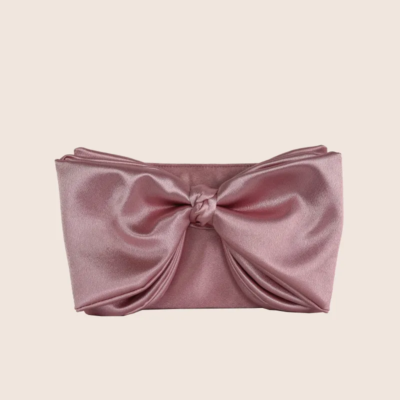 ela x Jillian Harris - Bow Clutch - Pink made by ELA