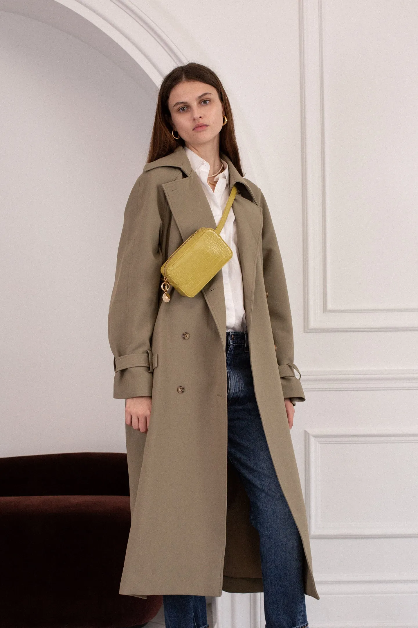 Micro Belt Bag – Chamomile Croc sold by ELA product image thumbnail 2